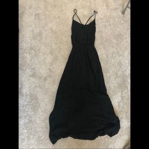 Black Backless summer dress - Brandy Melville